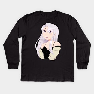 Anime girl Kids Long Sleeve T-Shirt